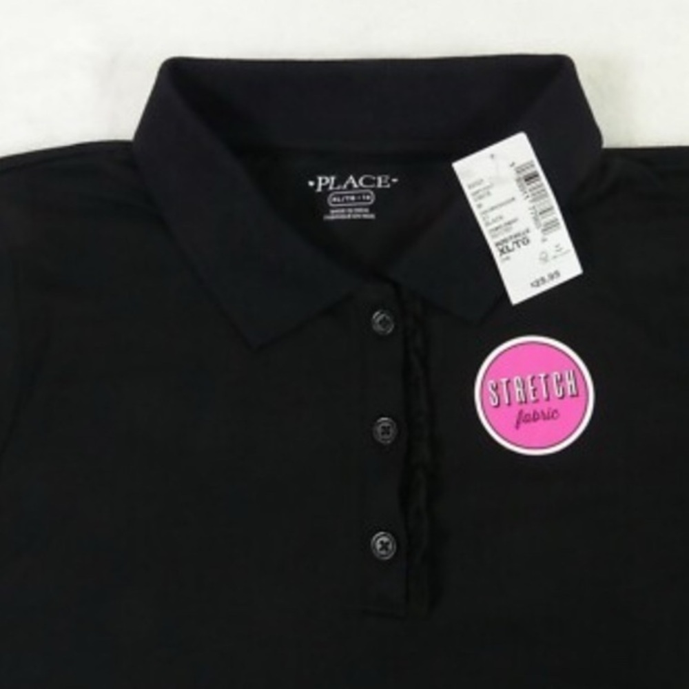 NWT Children’s Place Button Up Collared T-Shirt size XXL